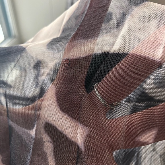 NEW ✨ St.John Pleated Floral Maxi Dress 14 - Picture 7 of 8